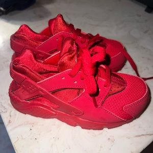 Nike Air Huarache Run (GS) Youth's Size 11C Running Shoes Red